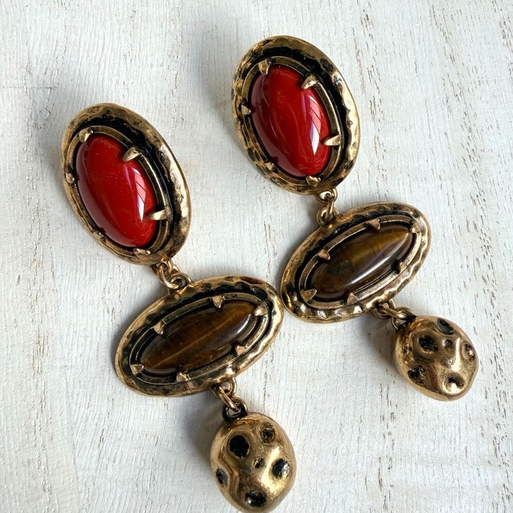 Statement Dangle Earrings - Picture 2 of 5